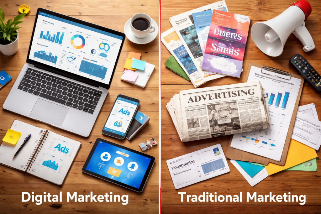 Digital Marketing vs Traditional Marketing